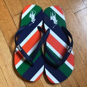 Polo flip flops